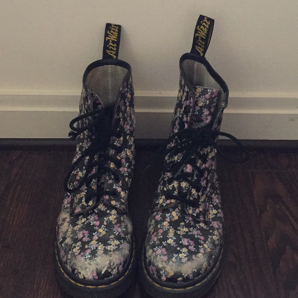 Floral Dr. Martens Boots